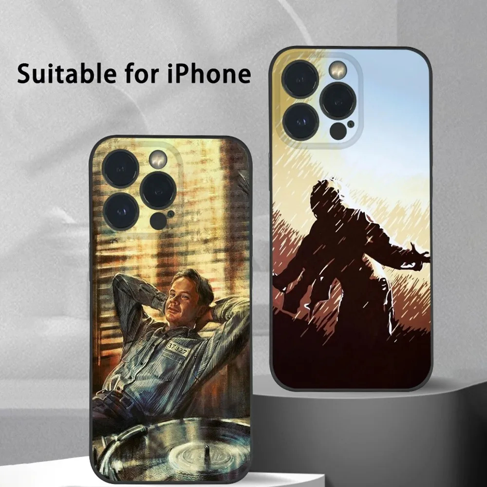

Shawshank R-Redemption Film Phone Case For iPhone 16 15 14 13 12 11 Pro Max Plus Mini Frosted Soft Shell Funda