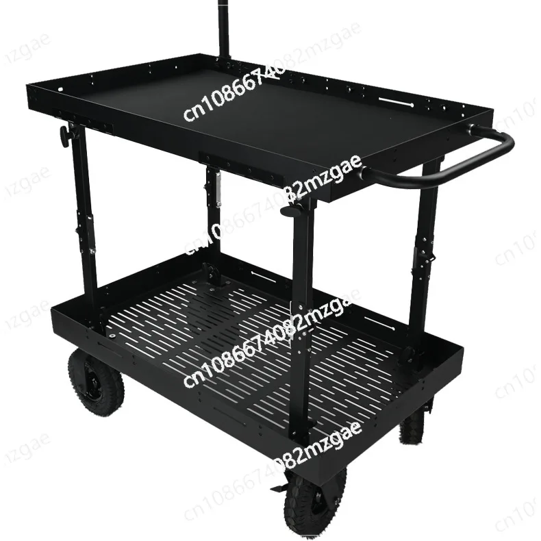 سيارة مدير قابلة للطي في استوديو معدات التصوير الفوتوغرافي عربة فيلم وتلفزيون طاقم شاشة متعددة الوظائف سيارة قابلة للطي