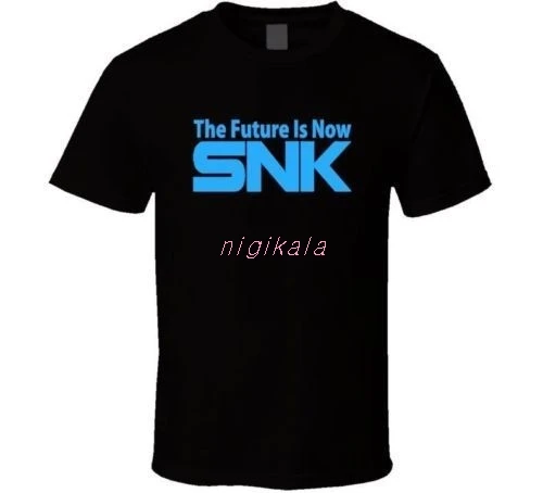 SNK Future Is Now Logo Neo Geo MVS AES Men\'s T-shirt Size S-2XL  Cool Casual pride t shirt men Unisex New Fashion tshirt Loose