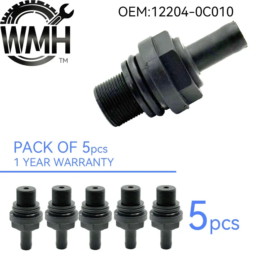 1/5/10Pcs 12204-0C010 Positive Crankcase Ventilation Cylinder PCV Valve For Toyota Tacoma 4Runner 2.7L