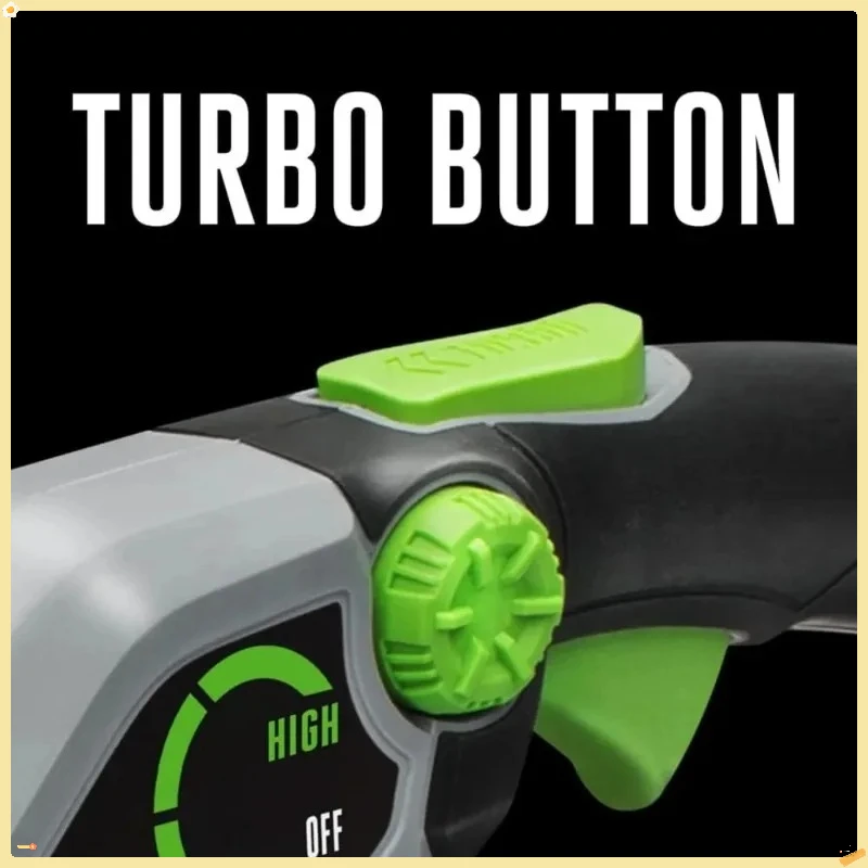 Soplador de hojas, eléctrico inalámbrico, batería y cargador no incluidos 36" de largo x 10" de ancho x 6" de alto