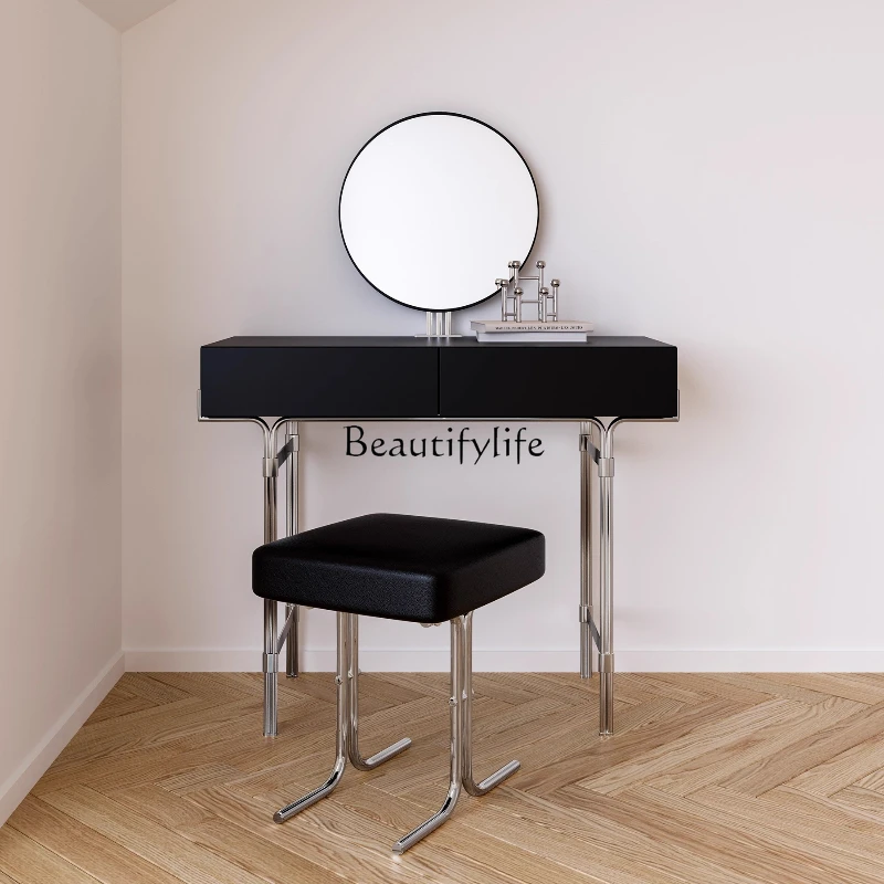 

Classic light luxury simple metal style modern home bedroom dresser