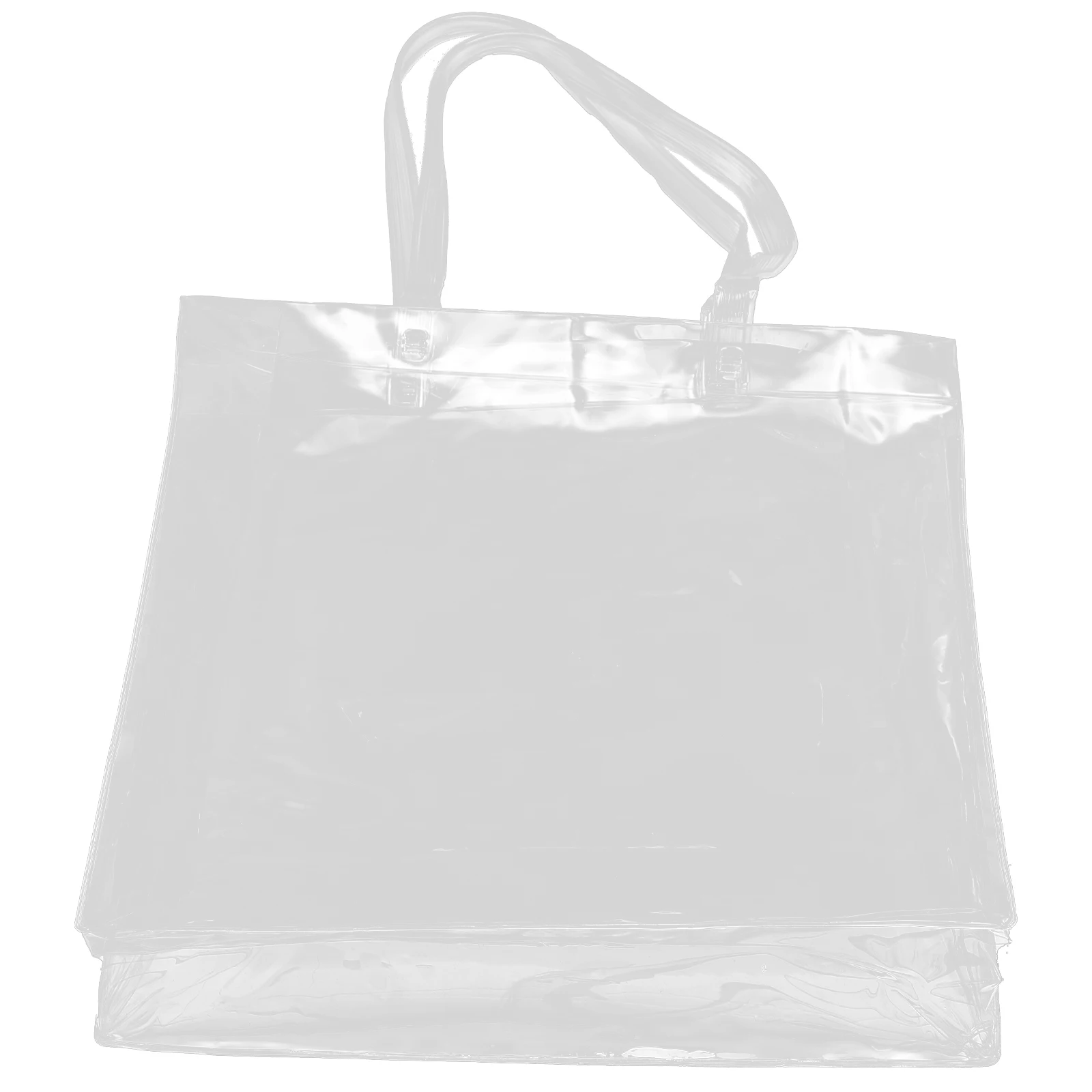 

Clear Tote File Bag Storage Organizer Transparent Document Holder Reusable Test Paper Portable Paperwork Binder School Office