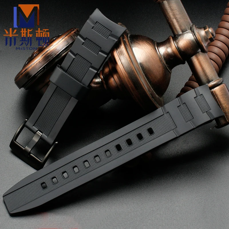 22MM Bracelet For Casio Edifice 5468 EFR-303/304 EFR-516PB EFR-516 Resin Wristband Replacement Watchband Silicone Men Arc Strap