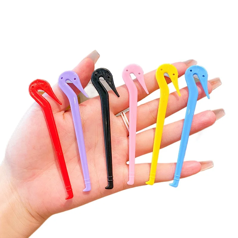 6pcs Elastic Hair Band Cutters Disposable Rubber Band Remover Pain Free Hair Ties Removing Tool Headwear Cut Knife Accessories