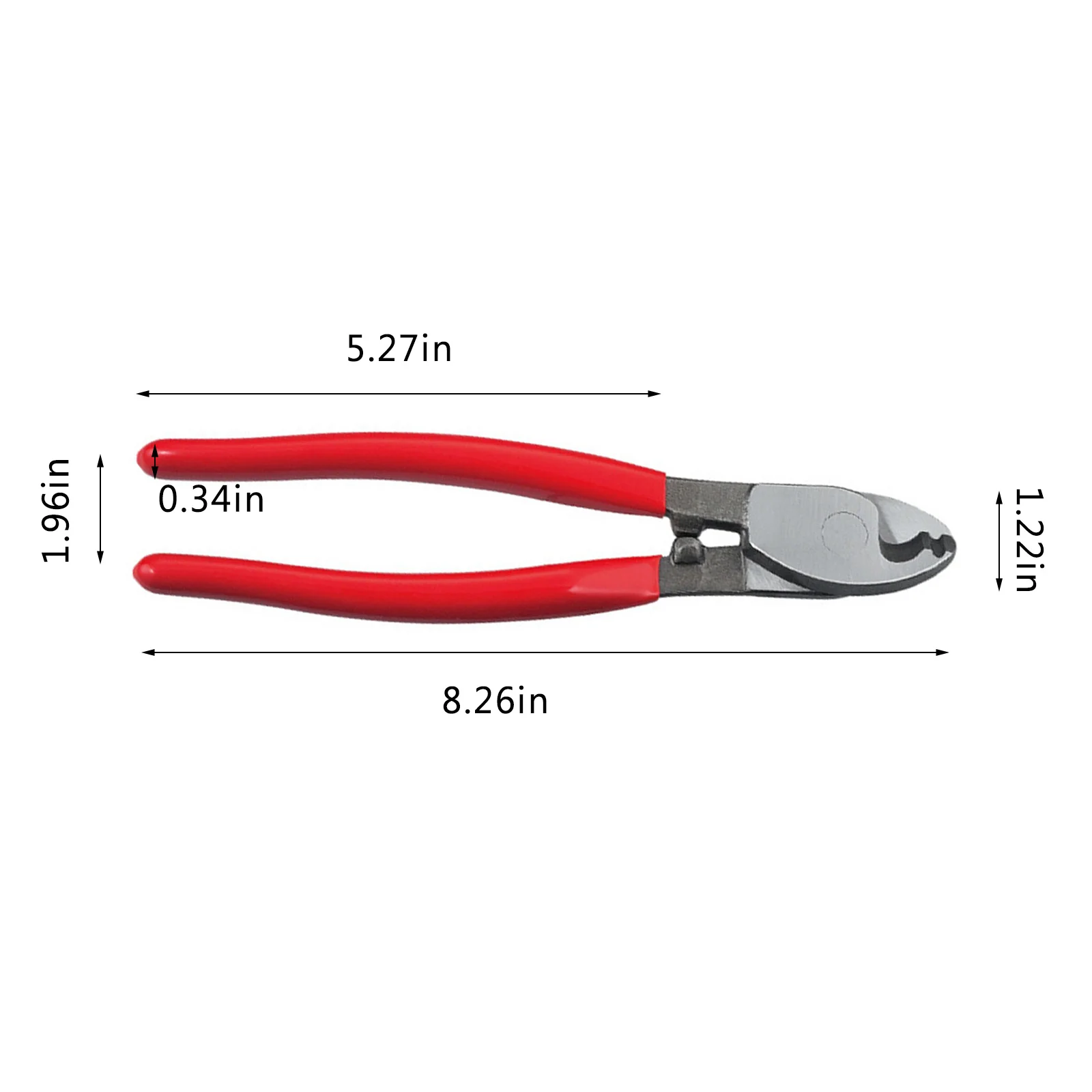 Pinza spelafili manuale portatile in rame-alluminio, strumento di crimpatura per cavi, pinza per isolamento elettrico