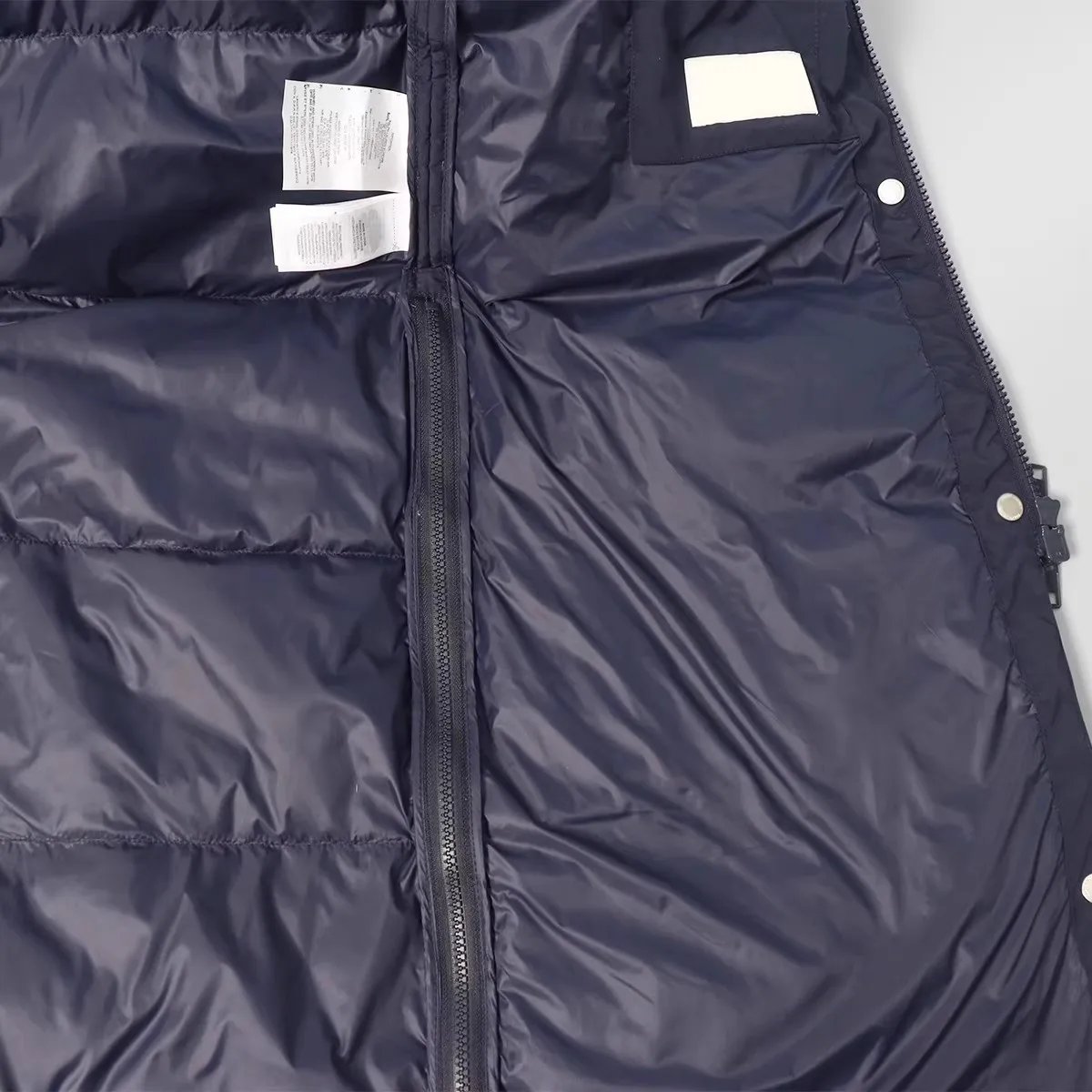 قبعة ثي الدافئة القابلة للفصل Du down Jaet معطف متوسط الطول للنساء للركاب Sle عادي Sve سحاب طويل لون نقي