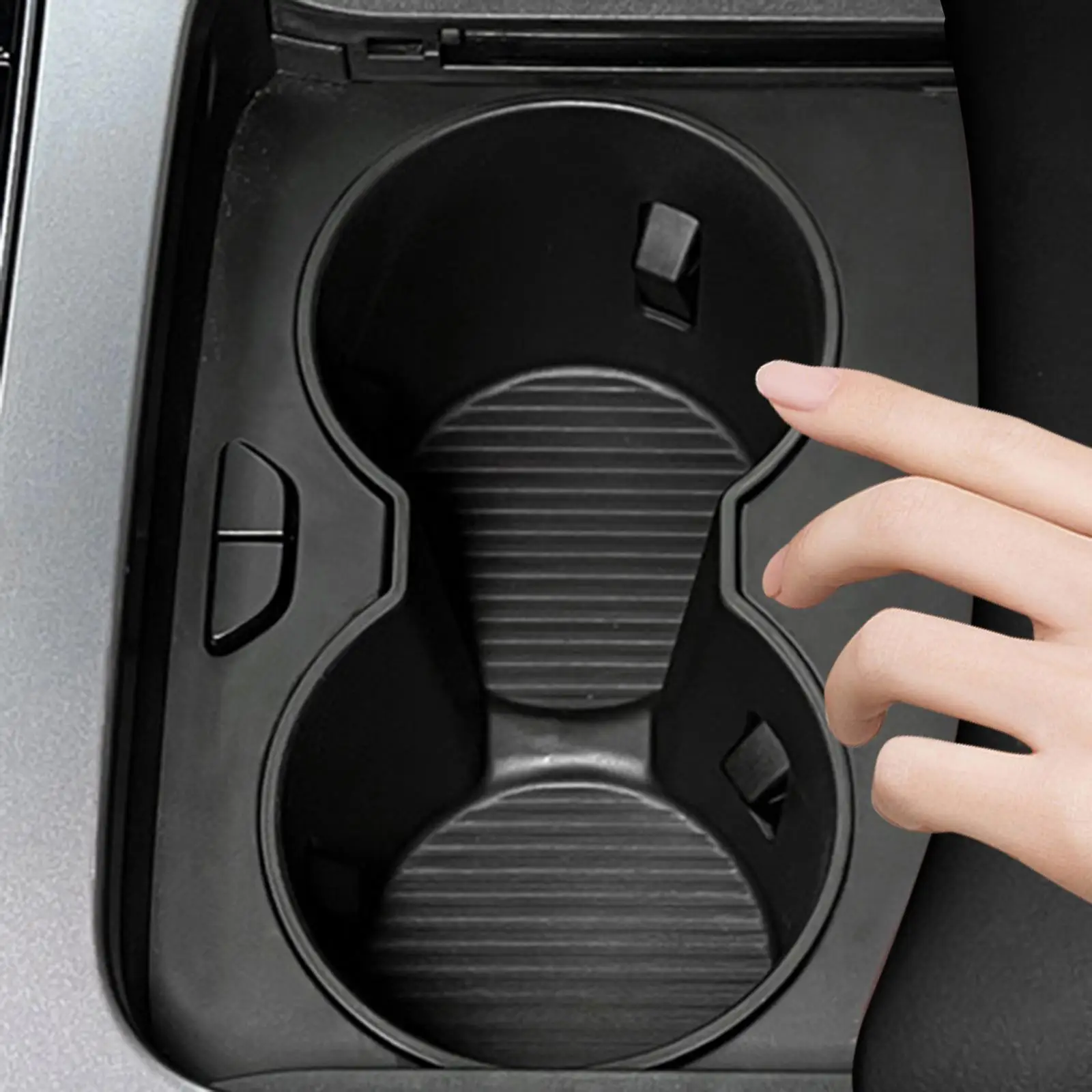 Slot Slip Limit Cup Holder Insert Interior Decoration for Byd Sturdy