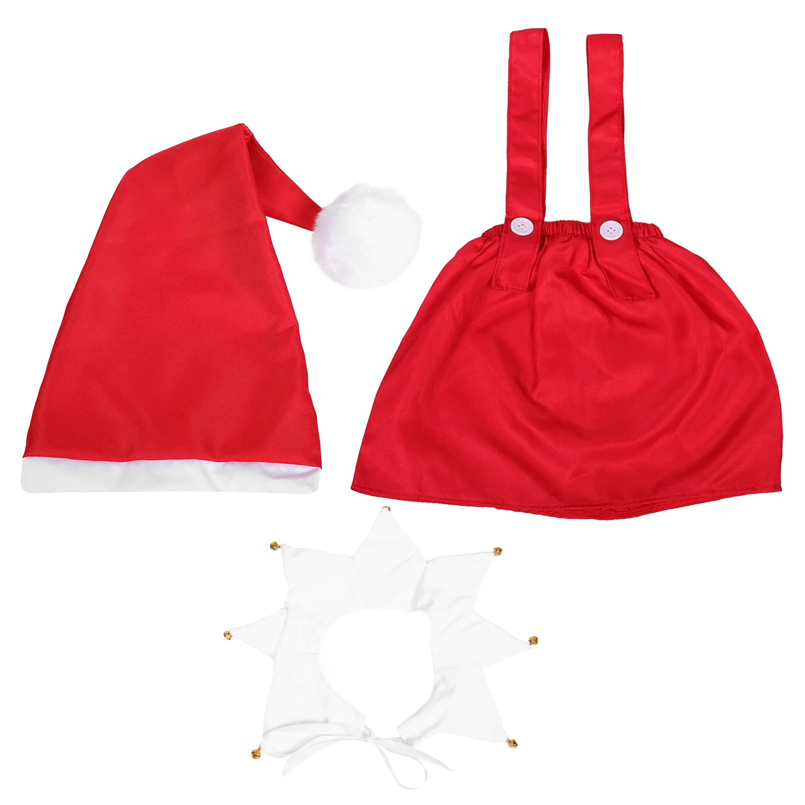 

3Pcs Red Christmas Outfits Newborn Toddler Winter Baby Suit Photo Shoot Costume Cozy Warm Holiday Clothes Winter Baby Suit