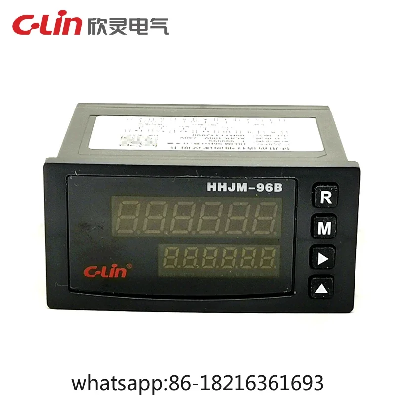 HHJM-96B Double row Digital Display Reversible Counter Meter 2-way Output NPN PNP Universal