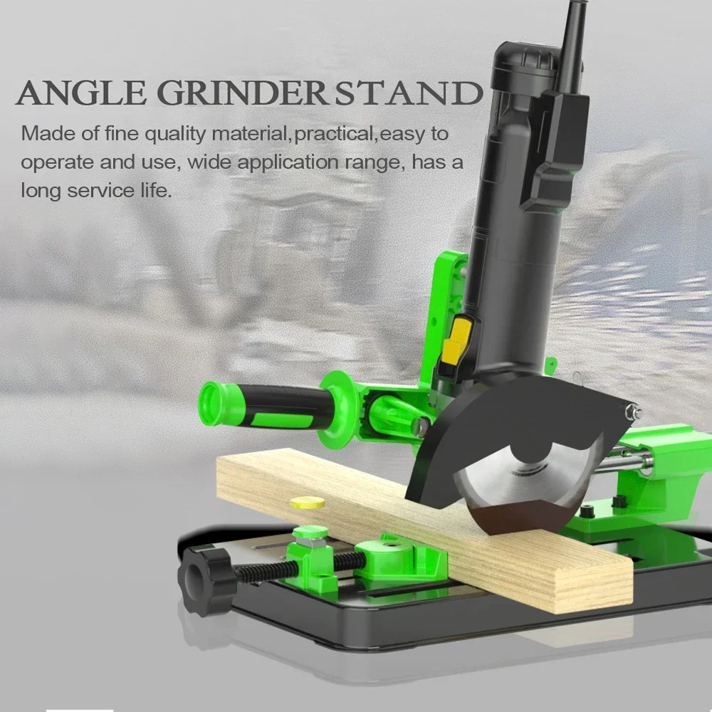 DIY Cut Stand Angle Grinder Support Woodworking Tool Holder Dremel Power Tools Accessories Angle Grinder Stand