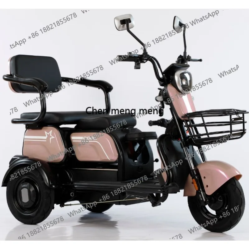 Wholesale Cheap 48V 600W Electric 3 Wheeler Adult Electric Tricycles Electric Tricycle for Handicapped People