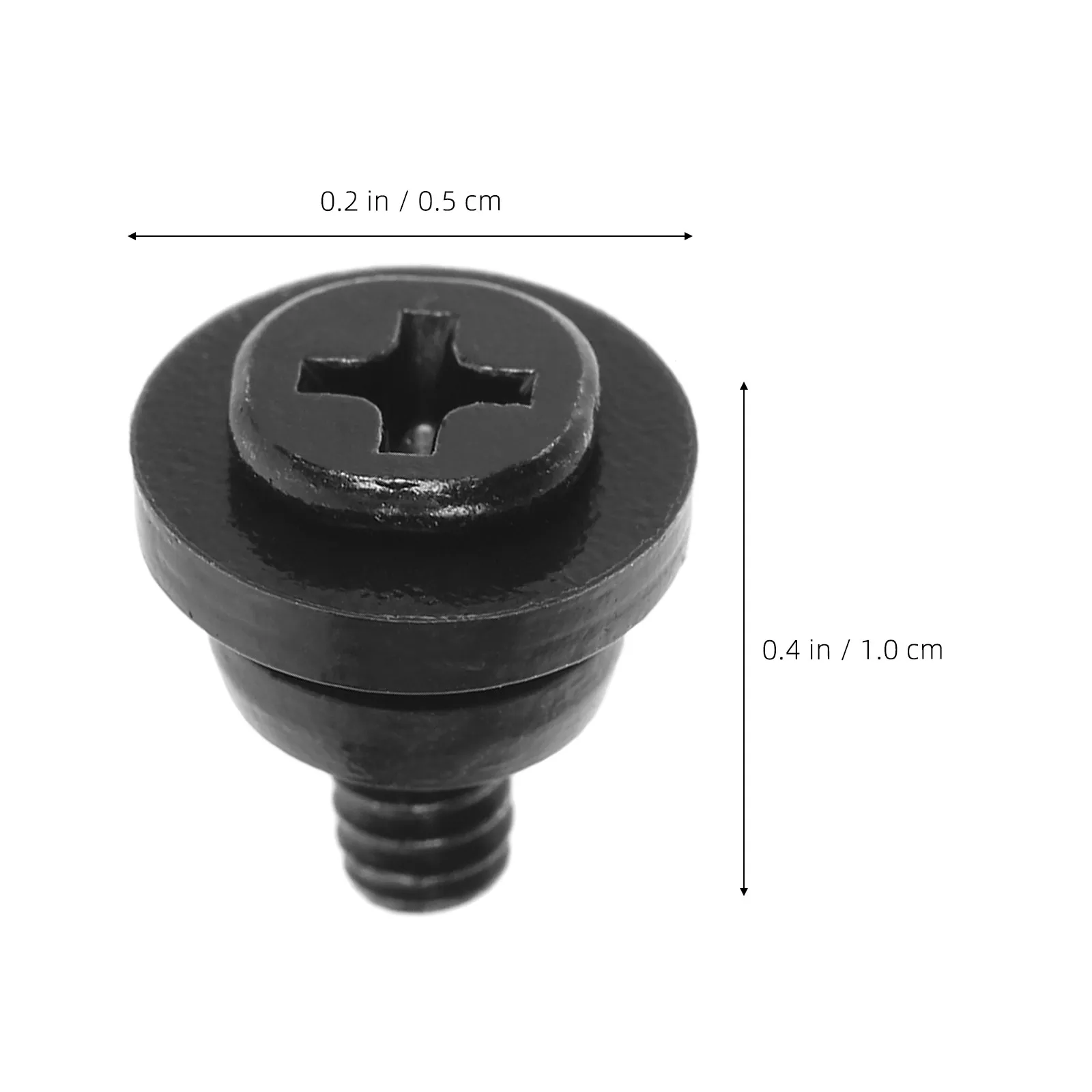 10Pcs Computer Hard Drive Screws Hard Disk Mounting Screws with Shock Absorption Design for Hdd SSD Repair DIY Build Setup