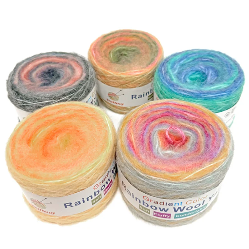 2-pecas-x-100g-fio-de-bolo-multicolorido-la-misturada-acrilico-nylon-poliester-fio-de-croche-fino-para-trico-sueter-340-m-peca