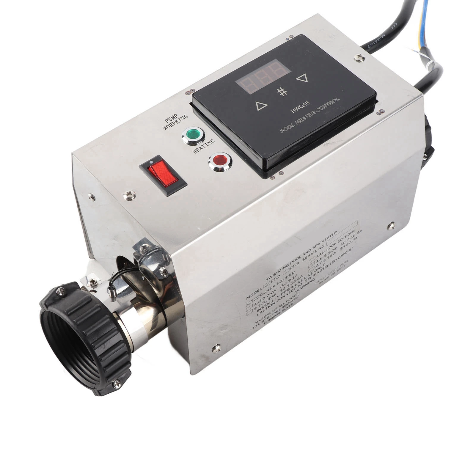 2KW Bathtub Heater Temperature Controller Digital Thermostat for Small SPA Bathtub Thermostat Temperature Controller Thermostat