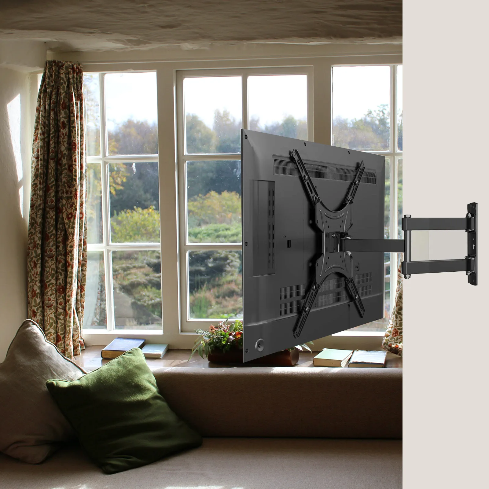 1pc LCD Screen Bracket 16 5cm Stand for Wall Hanging Living Room KTV Bar Conference Classroom Restaurant Black - Image 3
