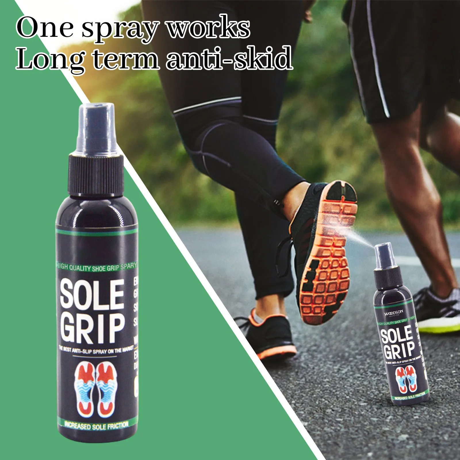 100 مللي قبضة الحذاء رذاذ المضادة للانزلاق وحيد رذاذ رذاذ لأحذية كرة السلة الحذاء الوحيد حامي يحسن تنظيف الجر #1