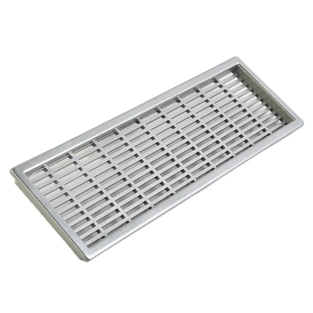 Armadi per Computer per armadi scarpiera griglia di ventilazione foro rettangolare argento/nero 1pc ABS Air Vent racchiudere gli spazi