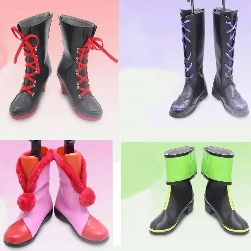

Архив Jomae Saori Mikamo Neru Boots Аниме Косплей Вечеринка Saiba Midori Momoi Обувь