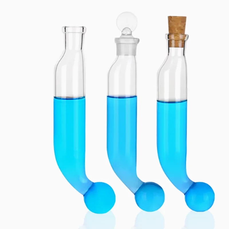 

Mao's liposuction bottle glass stopper bottle about 100ml cork liposuction bottle Mao's liposuction bottle holder can be lifted