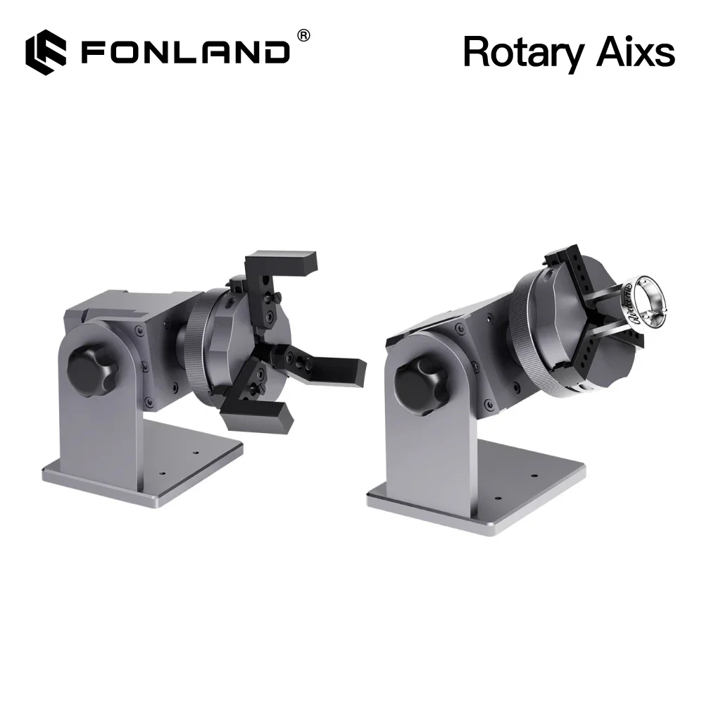 Fonland DAJA Rotary Axis with Integrated Driver Fiber Laser Engraver Marking Machine Rotation Tool for Cup Ring Marking
