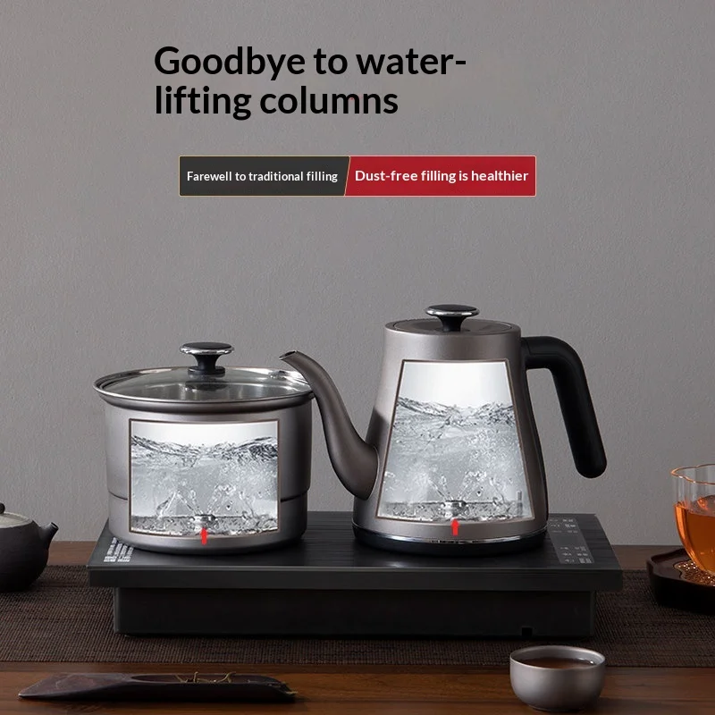 Pure Titanium Fully Automatic Bottom-Fill Kettle Tea- Built-In Insulated All-in-One Tea Maker Brewing Temperature