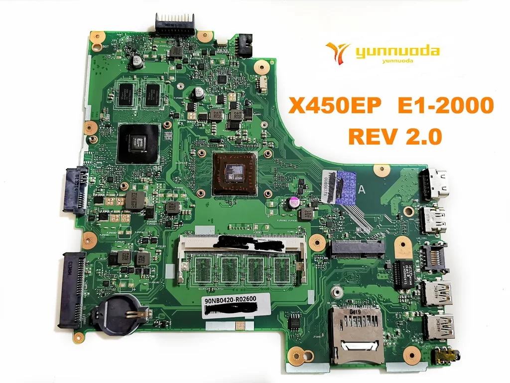 

Original for ASUS X450EP laptop motherboard X450EP E1-2000 REV 2.0 tested good free shipping