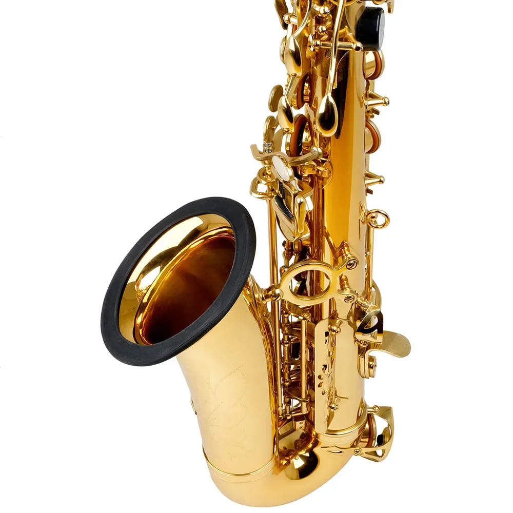 SLADE Saxophone Silicone Muffler Ring Sax Noise Cancelling Bell Mouth Soprano Alto Tenor Sax Protective Cover Woodwind Parts