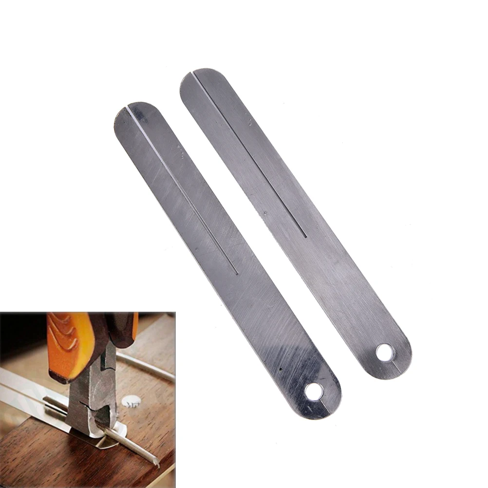 HOT!Steel Plate for Electric guitar and Bass Fret Puller FretBoard Fingerboard Fret Repair Tool Protector