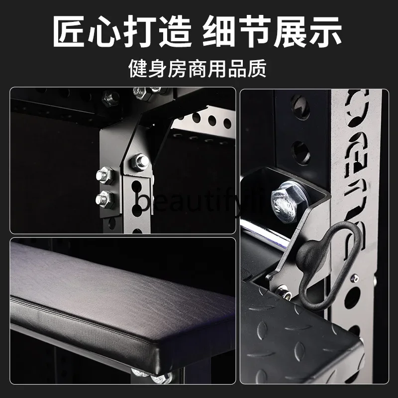 Back Pull Rowing Fitness Equipment Barbell Deadlift Commercial Back Muscle High and Low Pull Lean Back Pull Trainer