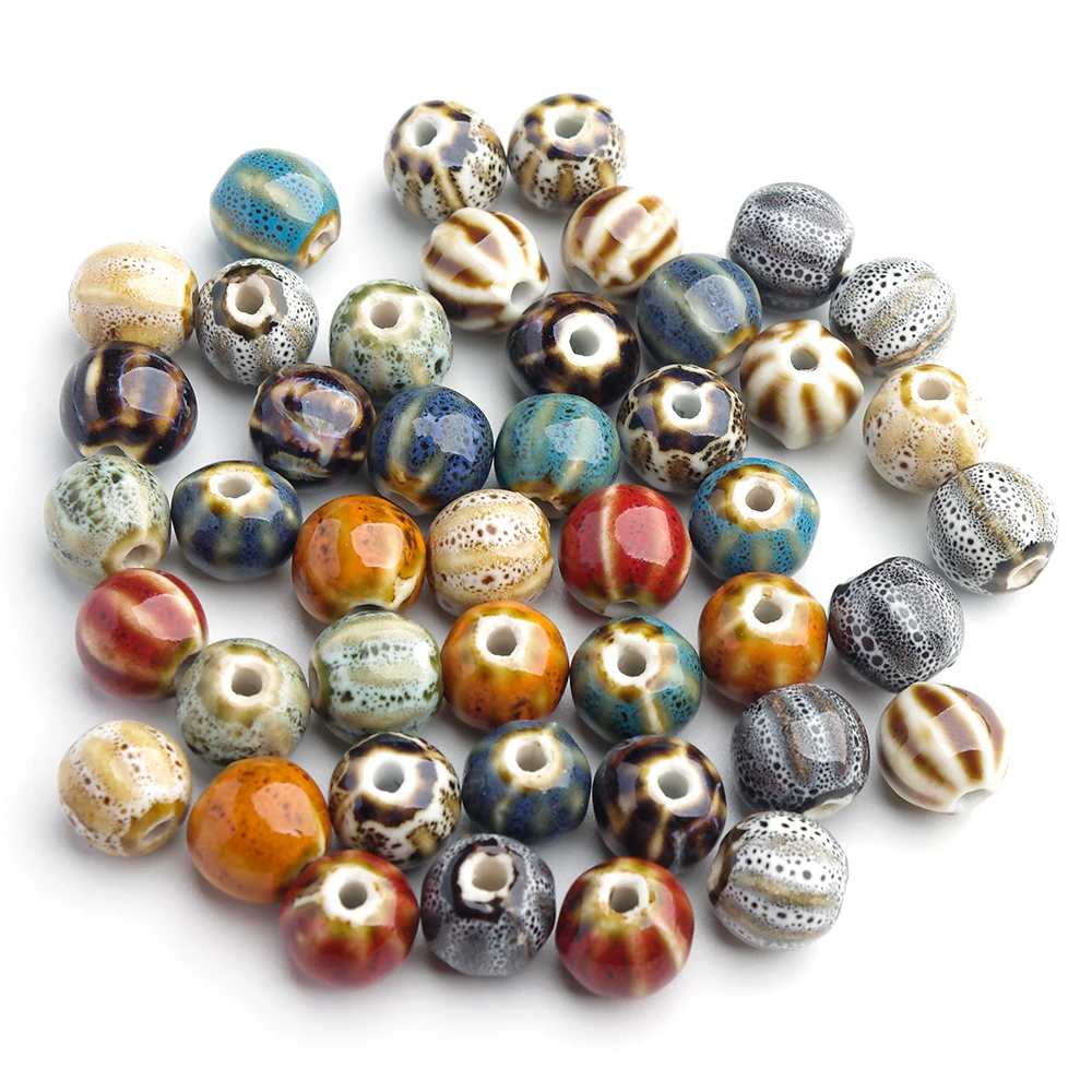 

10-20 шт., керамические бусины в форме тыквы