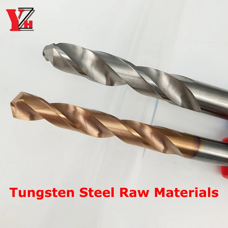 YZH 120mm Twist D10.6-D20mm Bits HRC50/HRC55 CNC Straight Handle Drilling Hole For Metal