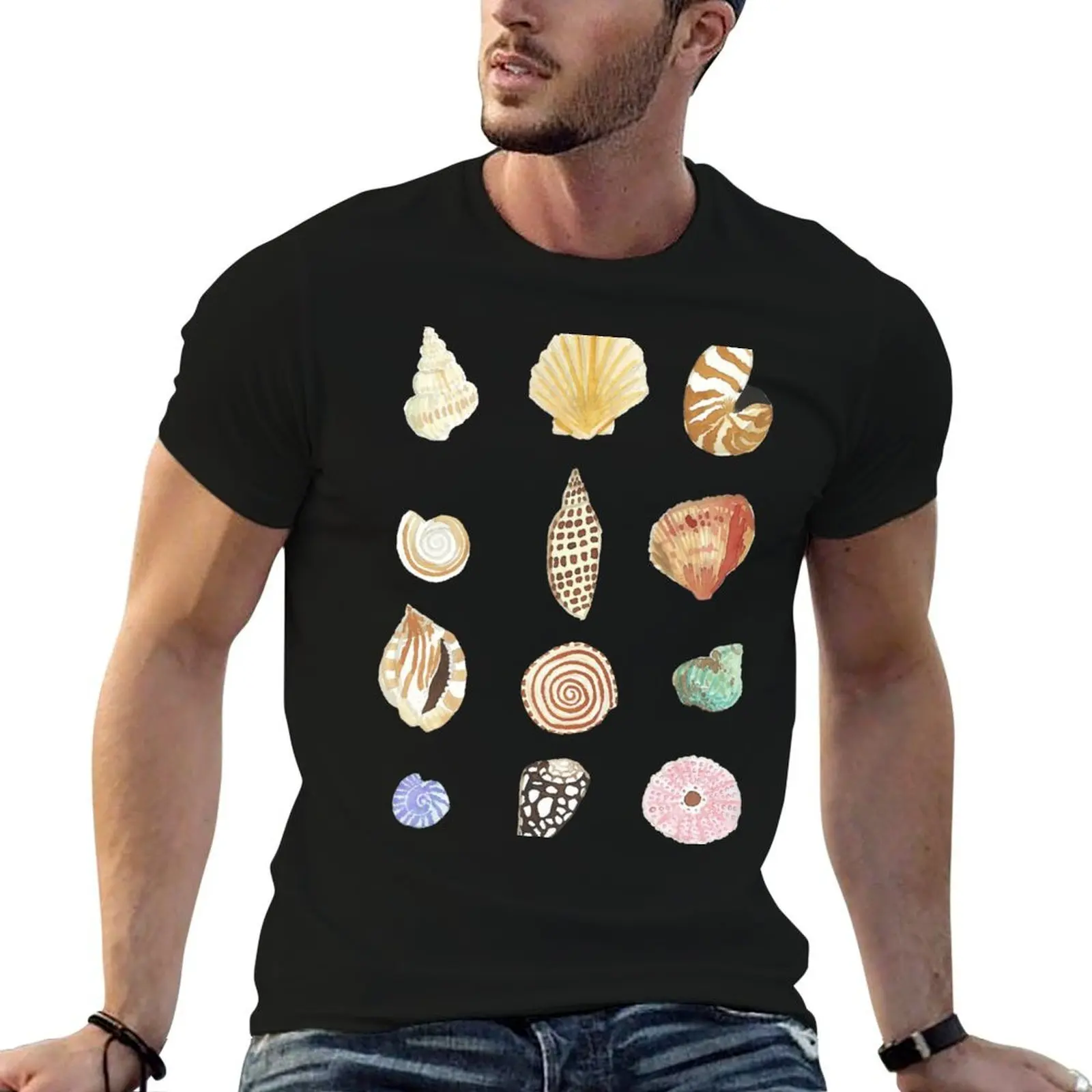 Shell Collection T-Shirt Louboutins anime stuff t shirts for men