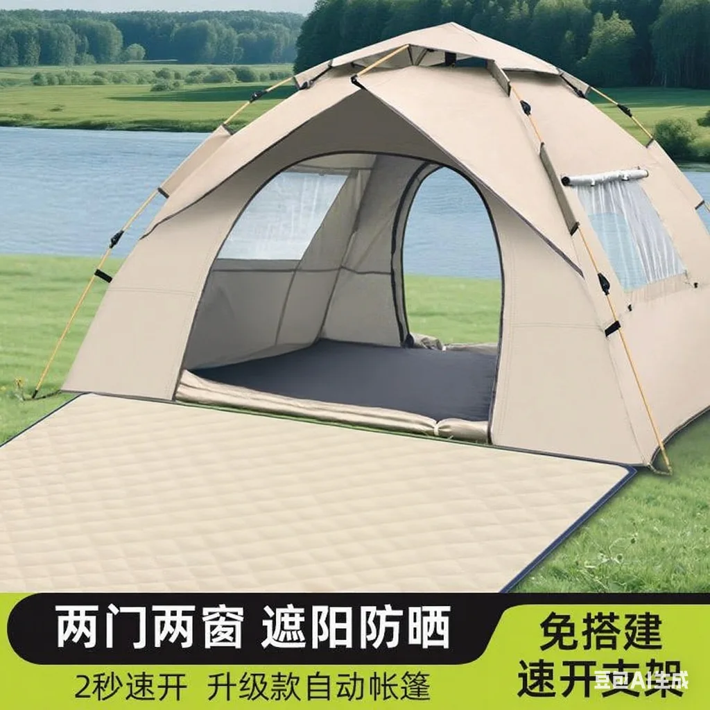 

Автоматический складной портативный тент для кемпинга, пляжа, парка, улицы и дома, утолщенный виниловый, для ночевки