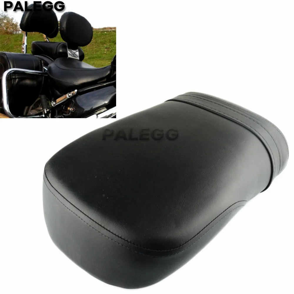 For Suzuki Intruder Volusia 800 VL800 2001-2004 Boulevard C50 2004-2013 Rear Cushion Seat Set Leather Black Motorcycle