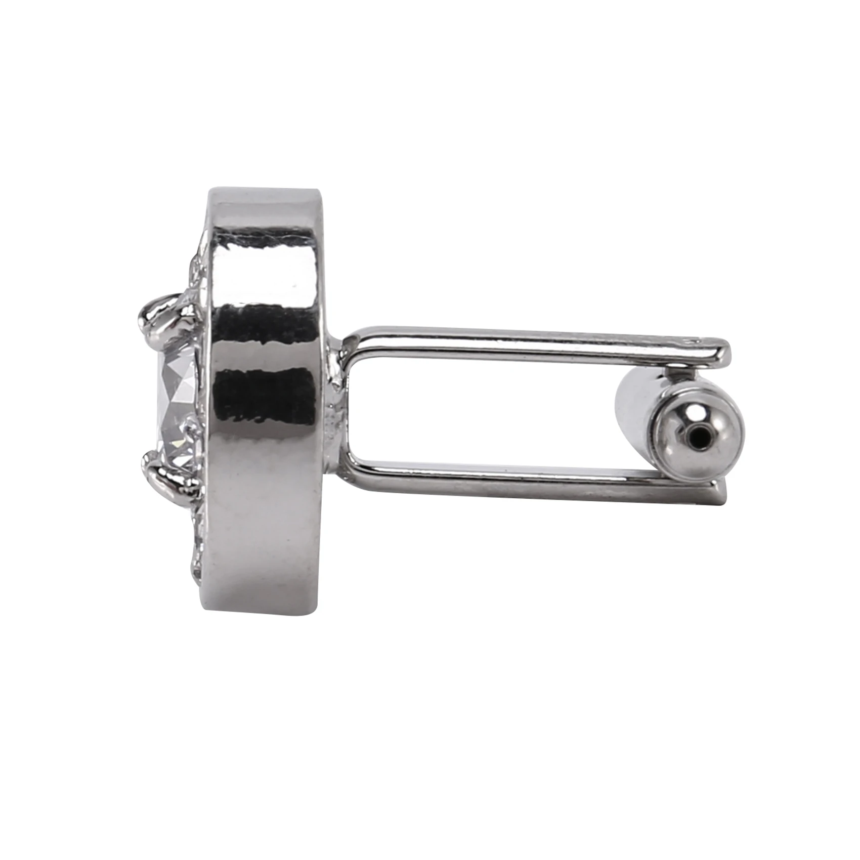 SEWS-1 Pair Fashion Diamond Cufflinks Cuff Links Womens Mens Dress Business Wedding Cufflinks Gift Present