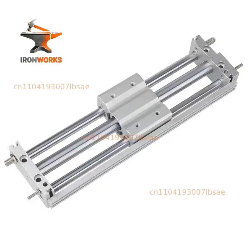 Magnetic Paired Rodless Cylinder CY1S10/15/20/25/32/40H*200/500/600 Pneumatic Sliding Tablee