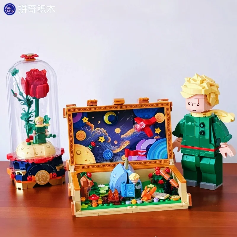 

Строительные блоки Pantasy «Маленький принц», креативная головоломка, 3D миниатюрная сценная сборка, модель, украшение для дома, сращивание игрушек, подарок