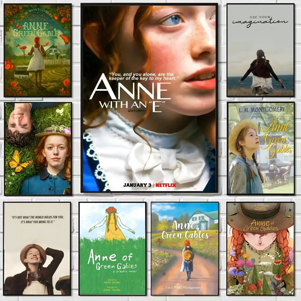 ملصق قماشي للخط من Anne of Green Gables: مجاني للتجاعيد ومقاوم للماء ومتين لجميع الفضاء #1