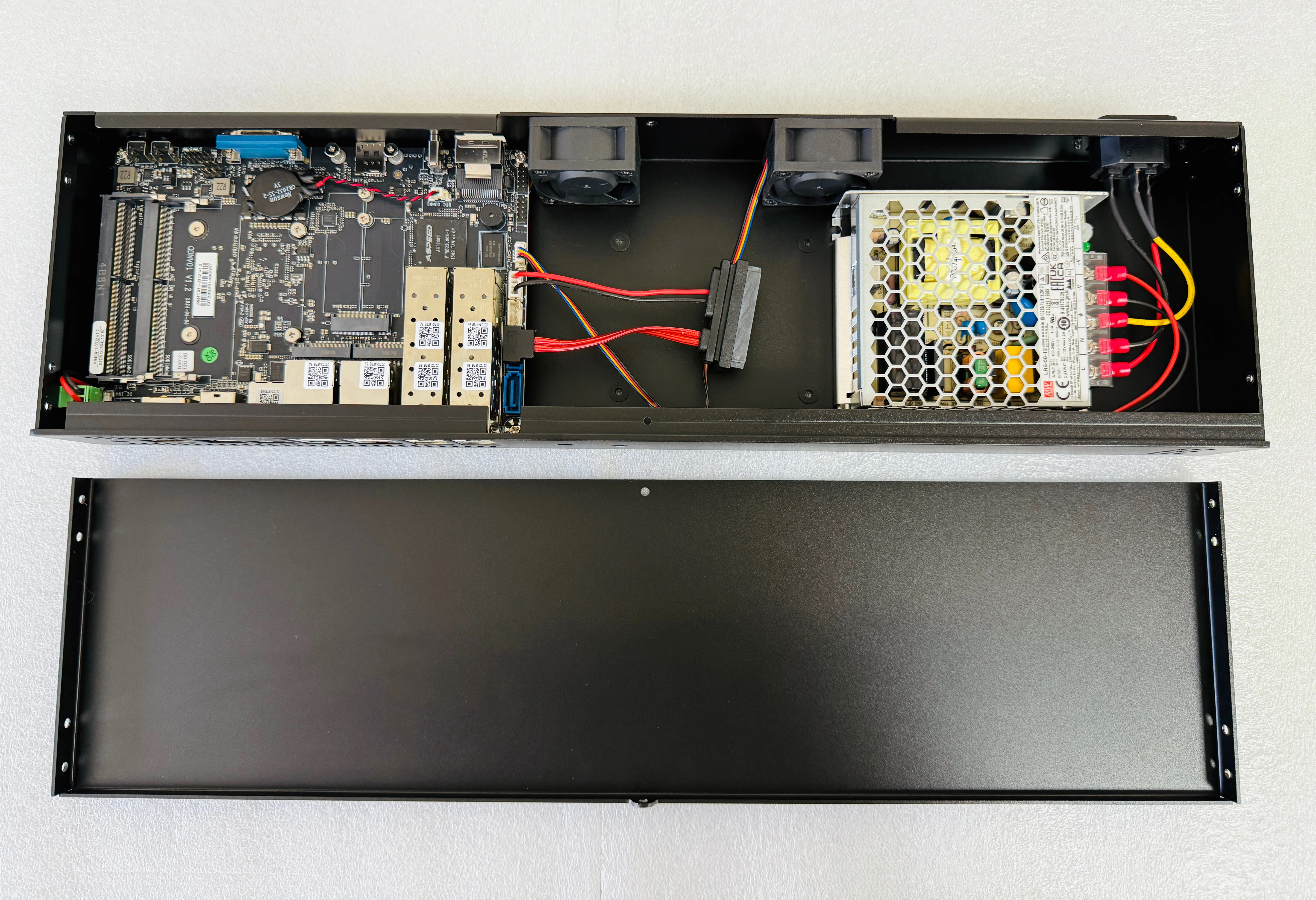 Q20300S9 C3758R 1U Rack Server Pfsense Firewall 4* 10GbE SFP+ and 5* 2.5GbE LAN NAS/VMS Mini PC