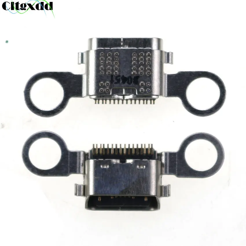 Cltgxdd 1pcs USB Type-C Jack 16P 16 Pin Female Socket Charging Connector Port For Electronic Book Tablet PC Tail Plug