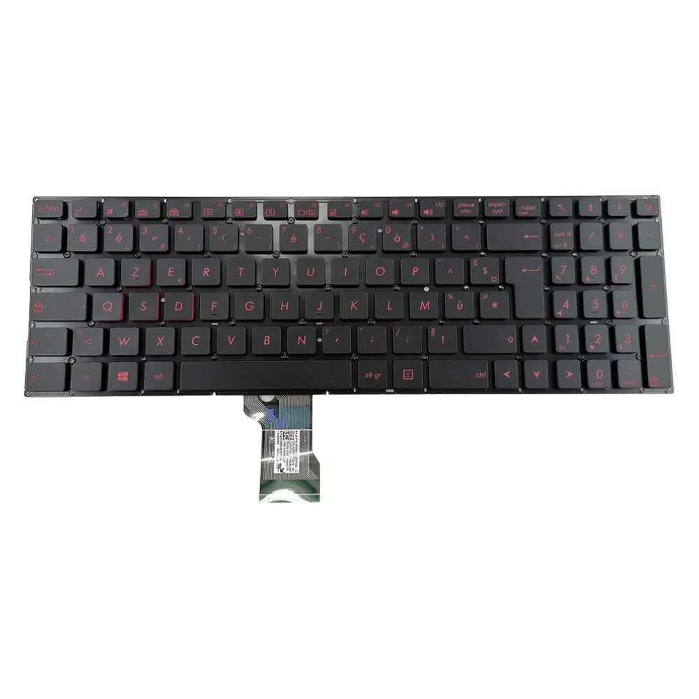 ITA SK Nordic French Latin Backlit Keyboard for Asus N501JW UX501JW N501J UX501J, 0KNB0-662ESK00 662END00 662ELA00 662EIT00