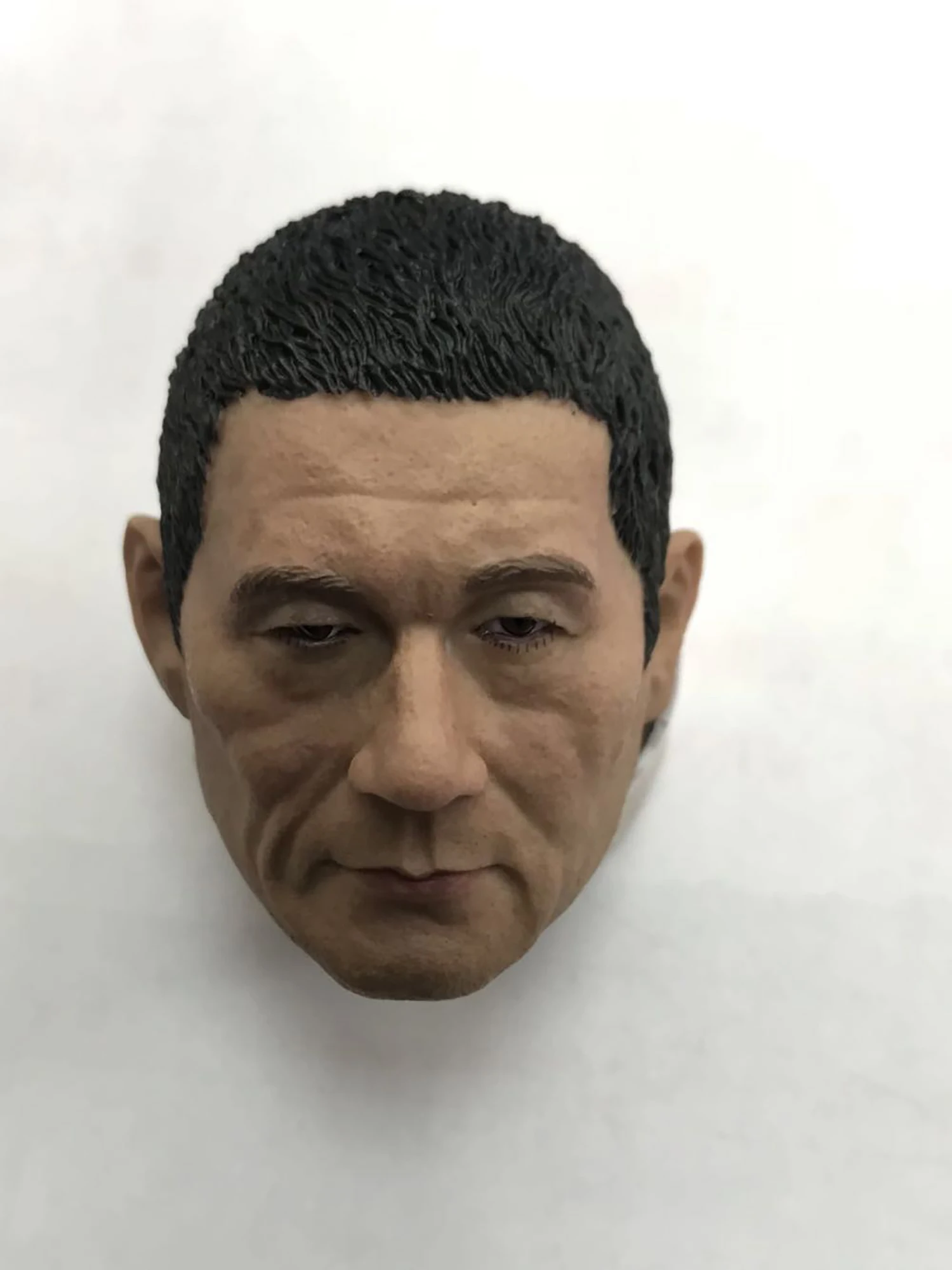 

1/6 Scale Black Hair Kitano Takeshi Head Carving Sculpt Model Toys