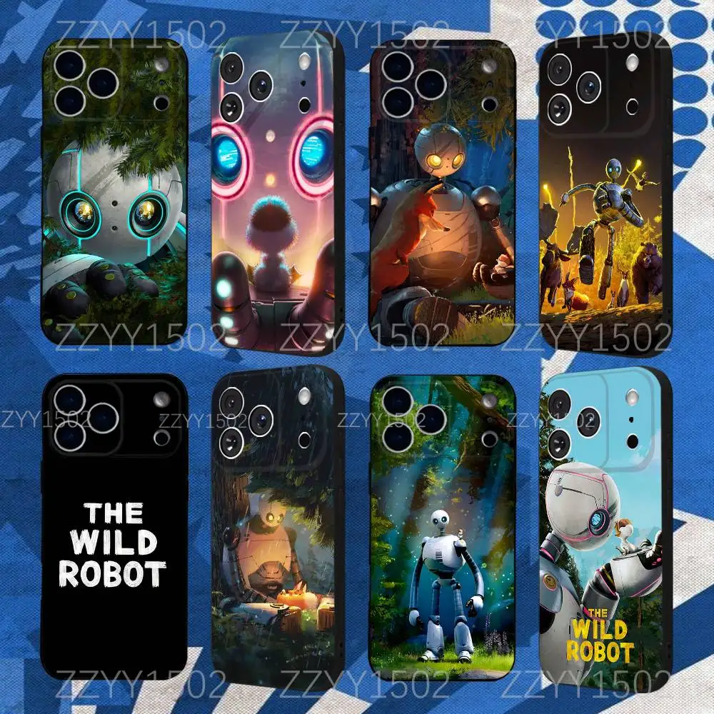 

The W-WildS R-RobotS Phone Case For iPhone 17,16,15,14,13,12,Pro,Max,Plus,E,SE4,Air,Mini Black Funda Shell