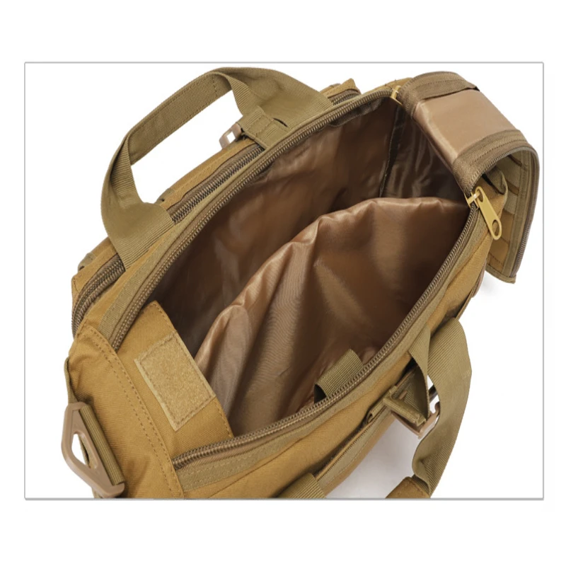 حقيبة كتف تكتيكية جديدة مقاومة للماء ومقاومة للاهتراء لتسلق الجبال في الهواء الطلق حقيبة كتف للكمبيوتر المحمول #4