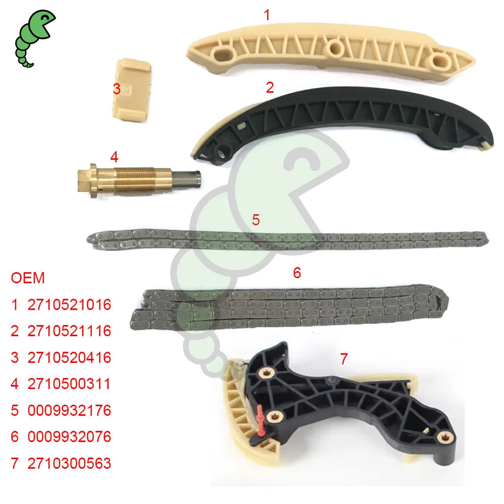 

2710521116 2710521016 0009932176 Timing Chain Kits For Mercedes Benz 2710520416 CLK200 2009 Engine M271 2710300563 2710500311