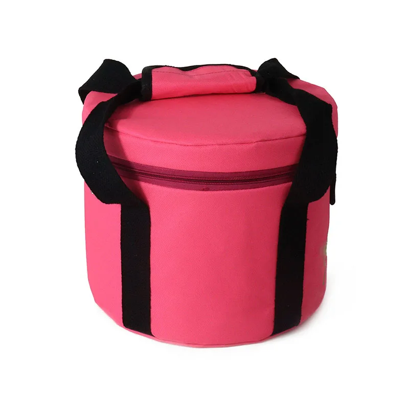 Portable Red Music Bowl Bag Handheld Bag Ode Bowl Bag Crystal Bowl Storage Tote Bag Crystal Bowl Bag