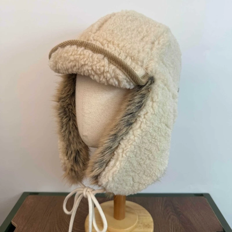 

Новые шапки Lei Feng для мужчин и женщин на осень и зиму. Теплые и толстые шапки-бомберы. Защитные шапки для ушей на открытом воздухе.