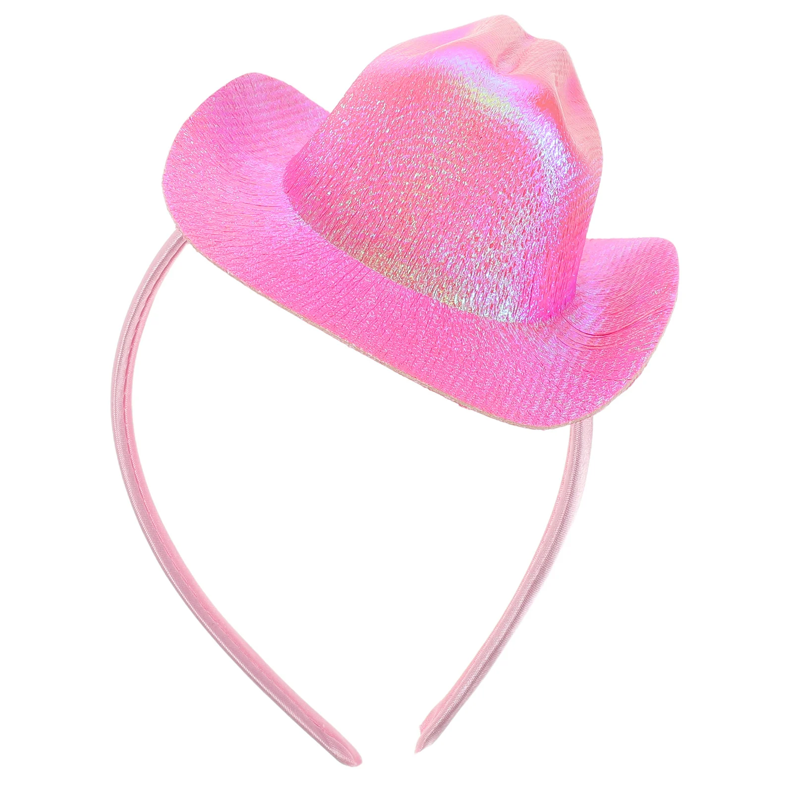 

Glitter Cowboy Hat Headband Western Disco Party Cosplay Costume Accessories Christmas Halloween Birthday Western Party
