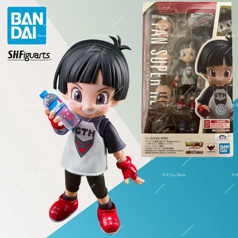ORIGINAL BANDAI S.H.FUGUARTS SUPERHERO PAN DRAGON BALL 9CM PVC ANIME ACTION FIGURES Collection Mode jouets en Stock